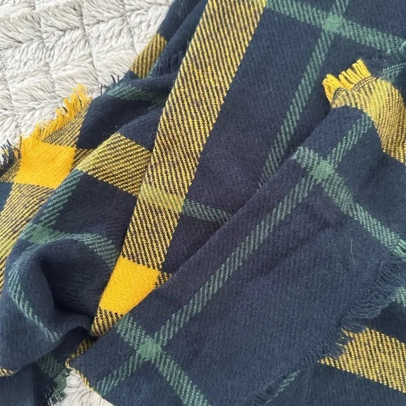 Fall Plaid Scarf - Picture 2 of 2